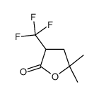 γ-甲基-α-(三氟甲基)-γ-戊内酯结构式