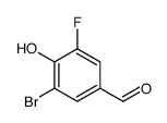 3-溴-5-氟-4-羟基苯甲醛结构式