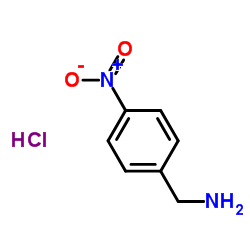1-(4-Nitrophenyl)methanamine hydrochloride (1:1) Structure