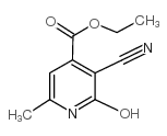3-氰基-2-羟基-6-甲基异烟酸乙酯结构式