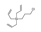 Triallyl(3-chloropropyl)silane Structure