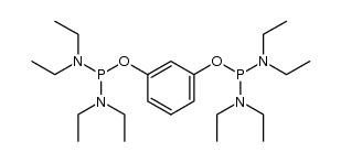 resorcinol bis(tetraethylphosphodiamidite) Structure