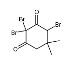 2,2,4-tribromo-5,5-dimethyl-cyclohexane-1,3-dione Structure