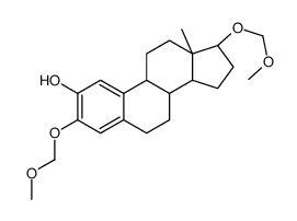 2-羟基-3,17β-O-双(甲氧基甲基)雌二醇结构式