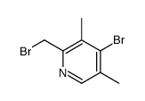 4-Bromo-2-(bromomethyl)-3,5-dimethylpyridine结构式