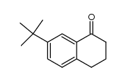 7-叔丁基-A-四氢萘酮结构式
