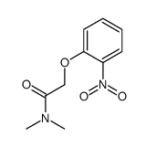 N,N-dimethyl-2-(2-nitrophenoxy)acetamide结构式