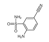 Benzenesulfonamide, 2-amino-5-cyano- (9CI)结构式