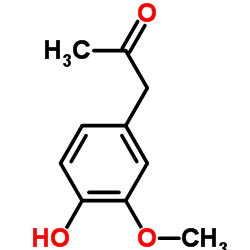 4-羟基-3-甲氧基苯丙酮结构式