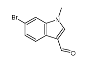 6-bromo-1-methyl-1H-indole-3-carbaldehyde Structure