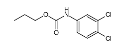 PROPYL (3,4-DICHLOROPHENYL)CARBAMATE结构式