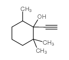 1-乙炔基-2,2,6-三甲基环己醇结构式