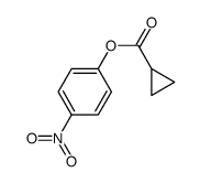 (4-nitrophenyl) cyclopropanecarboxylate结构式