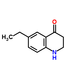 6-乙基-2,3-二氢喹啉-4(1H)-酮结构式