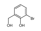 2-溴-6-(羟基甲基)苯酚结构式