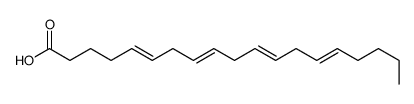 5,8,11,14-nonadecatetraenoic acid Structure