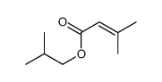 isobutyl 3-methyl-2-butenoate Structure