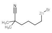5-CYANO-5-METHYLHEXYLZINC BROMIDE Structure