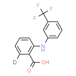 Benzoic-2-d acid,6-[[3-(trifluoromethyl)phenyl]amino]- (9CI) Structure