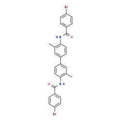 N,N-(3,3-dimethyl-[1,1-biphenyl]-4,4-diyl)bis(4-bromobenzamide) Structure