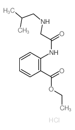 ethyl 2-[[2-(2-methylpropylamino)acetyl]amino]benzoate结构式