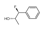 (RS,RS)-1-fluoro-1-phenylpropan-2-ol Structure