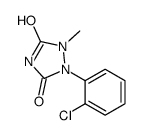 1-(2-chlorophenyl)-2-methyl-1,2,4-triazolidine-3,5-dione结构式