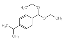 Benzene,1-(diethoxymethyl)-4-(1-methylethyl)- Structure