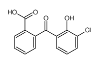 2-(3-chloro-2-hydroxybenzoyl)benzoic acid Structure