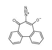 6-diazo-5,7-dioxo-6,7-dihydro-5H-dibenzo[a,c]cycloheptene结构式