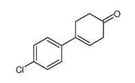 4-(4-Chlorophenyl)-3-cyclohexen-1-one结构式