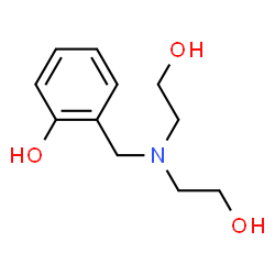 α-[bis(2-hydroxyethyl)amino]-o(or p)-cresol结构式