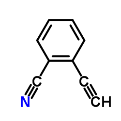 2-乙炔基苯甲腈结构式