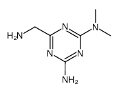 6-aminomethyl-N,N-dimethyl-[1,3,5]triazine-2,4-diamine Structure