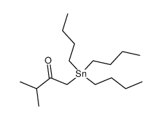 1-(Tributylstannyl)-3-methyl-butanon-(2)结构式