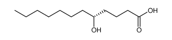 (R)-5-hydroxydodecanoic acid Structure