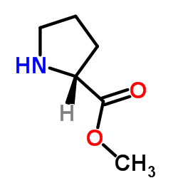 (R)-吡咯烷-2-羧酸甲酯结构式