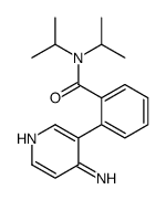 2-(4-氨基-3-吡啶) N,N-双(1-甲基乙基)-苯甲酰胺结构式