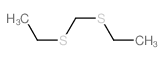 ethylsulfanylmethylsulfanylethane结构式