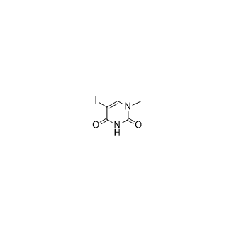5-碘-1-甲基尿嘧啶结构式