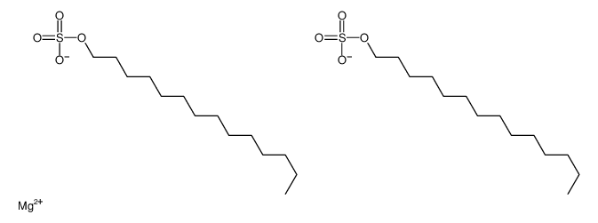 magnesium,tetradecyl sulfate Structure