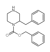 1-N-Cbz-2-苄基哌嗪结构式
