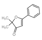 3(2H)-Furanone, 2,2-dimethyl-5-phenyl- Structure