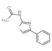 Acetamide,N-(4-phenyl-2-thiazolyl)-结构式