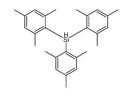 tris(2,4,6-trimethylphenyl)silane结构式