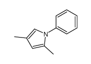 2,4-dimethyl-1-phenylpyrrole结构式