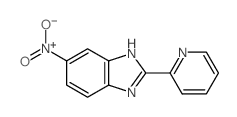5-nitro-2-pyridin-2-yl-3H-benzoimidazole结构式