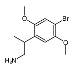 2-(4-bromo-2,5-dimethoxyphenyl)propan-1-amine Structure