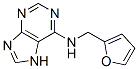 N-(2-furylmethyl)-7H-purin-6-amine结构式