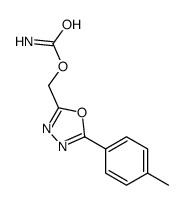 [5-(4-methylphenyl)-1,3,4-oxadiazol-2-yl]methyl carbamate Structure